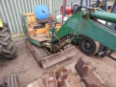 BID INCREMENT NOW £50 ON THIS LOT..YANMAR YB10 RUBBER TRACKED EXCAVATOR WITH 4 X BUCKETS. SN:03759.