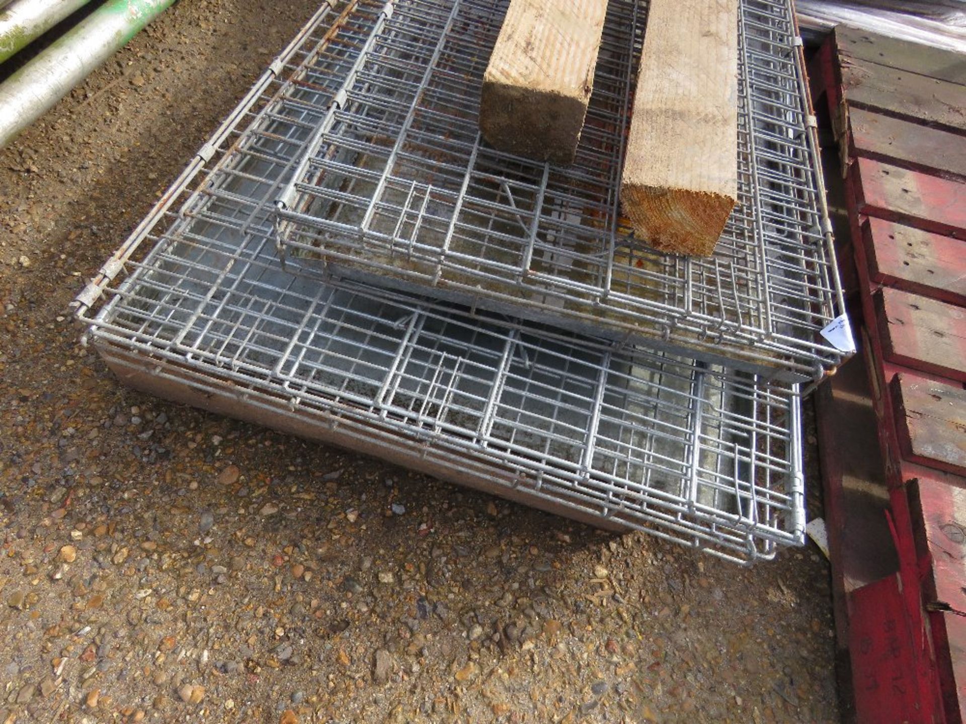 2 X FOLDING DOG CAGES. - Image 2 of 2