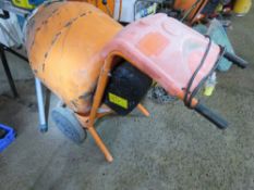 BELLE MINI MIX 150 CEMENT MIXER, 110VOLT POWERED.