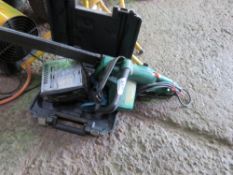 CAR RADIO, ELECTRIC CHAINSAW PLUS A BATTERY DRILL BODY. THIS LOT IS SOLD UNDER THE AUCTIONEERS MARGI