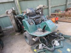 HAYTER BATWING RIDE ON MOWER, SPARES/REPAIR. STARTER MISSING THEREFORE SOLD AS UNTESTED. YEAR 2006.