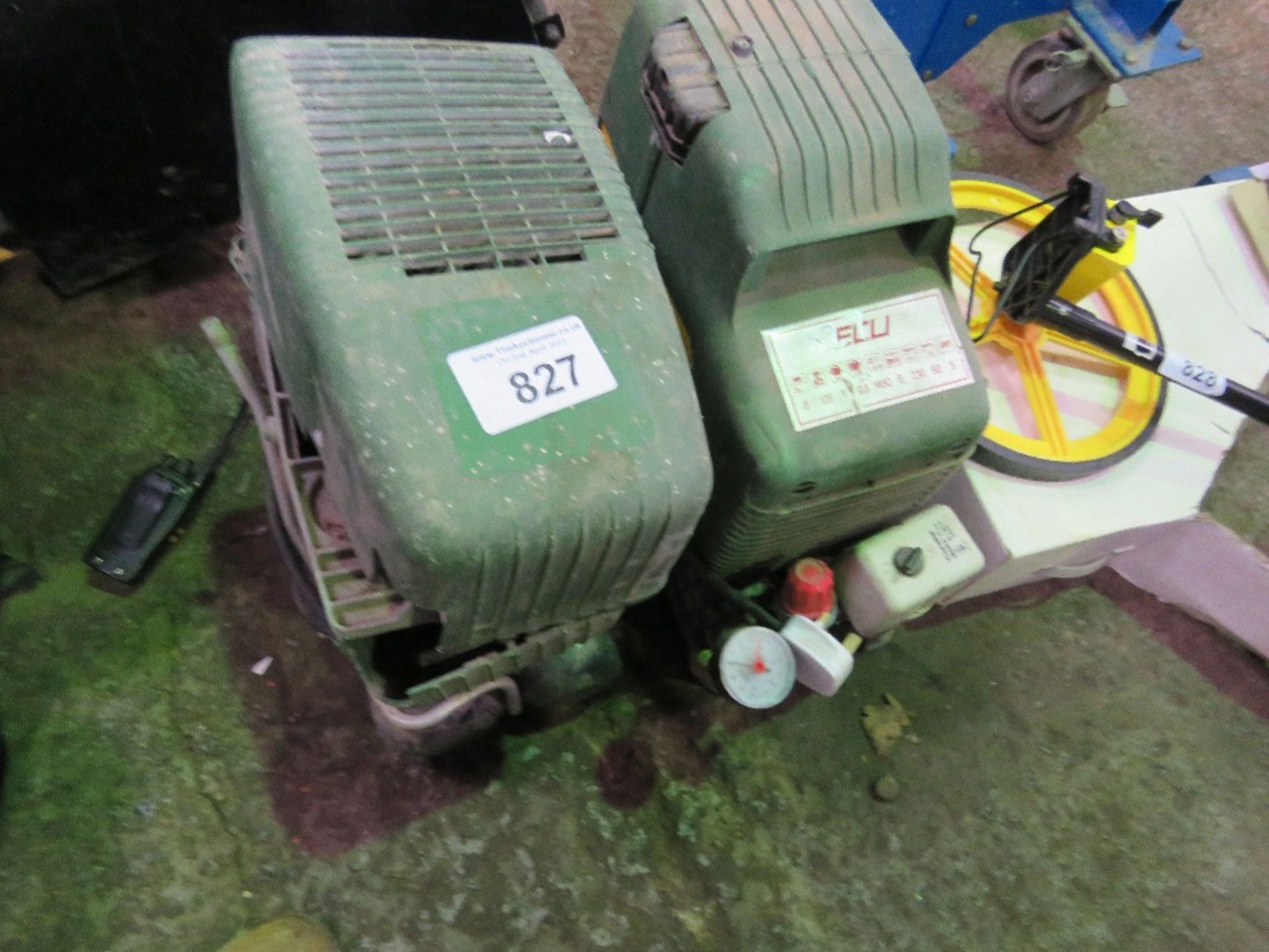 2 X SMALL SIZED COMPRESSORS. THIS LOT IS SOLD UNDER THE AUCTIONEERS MARGIN SCHEME, THEREFORE NO VAT
