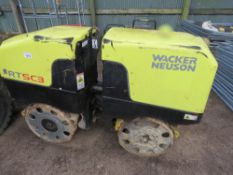 WACKER NEUSON RTSC3 TRENCH FOOT ROLLER, YEAR 2005, 684 REC HOURS. WITH KEY AND WIRELESS REMOTE. (REM