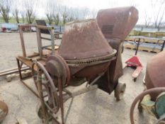 BIG BOWL DIESEL SITE MIXER WITH HANDLE.