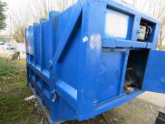 ANCHORPA SYSTEMS CHAINLIFT ENCLOSED COMPACTOR SKIP, 3PHASE POWERED.