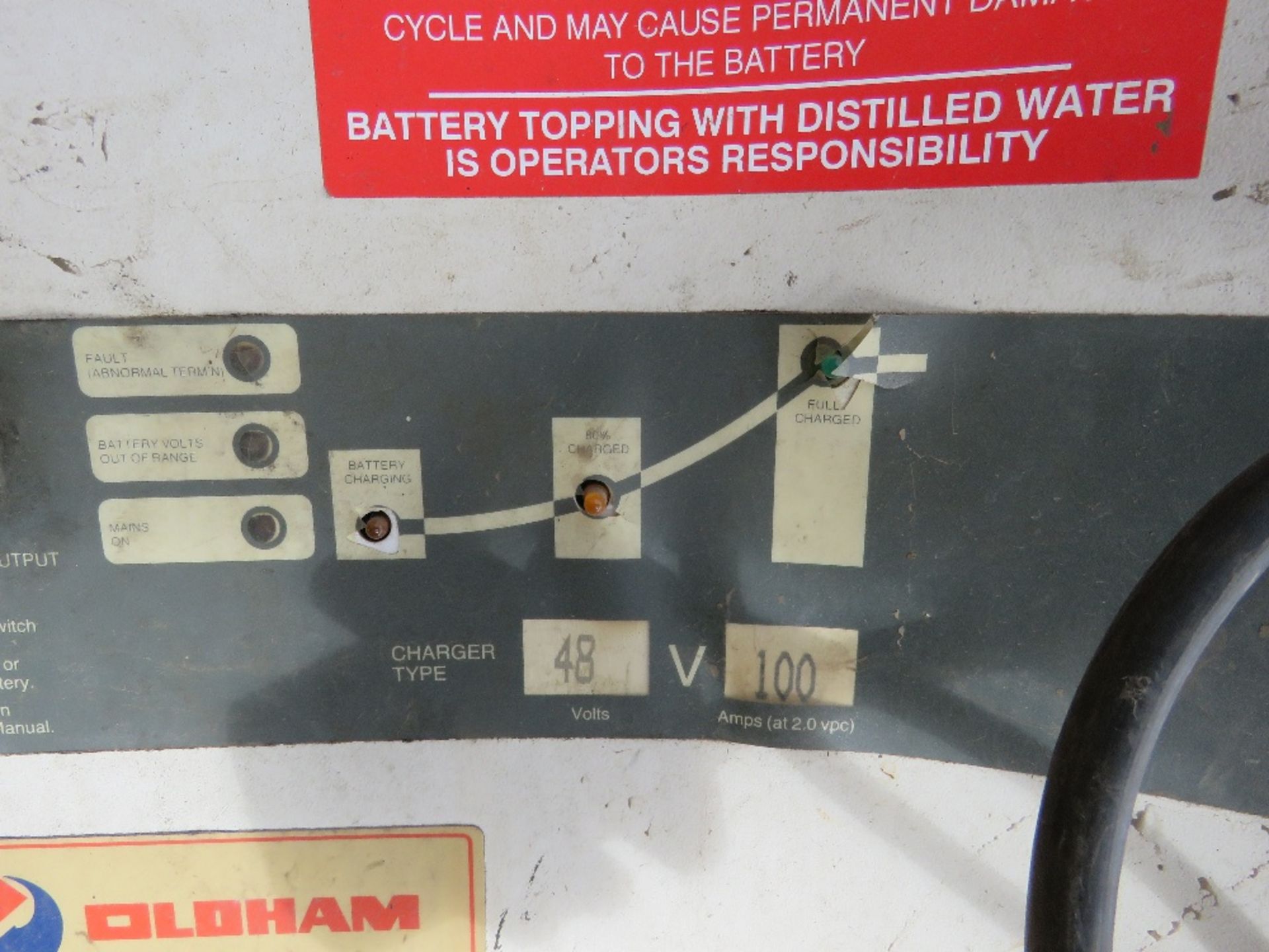 FORKLIFT BATTERY CHARGER. - Image 2 of 3