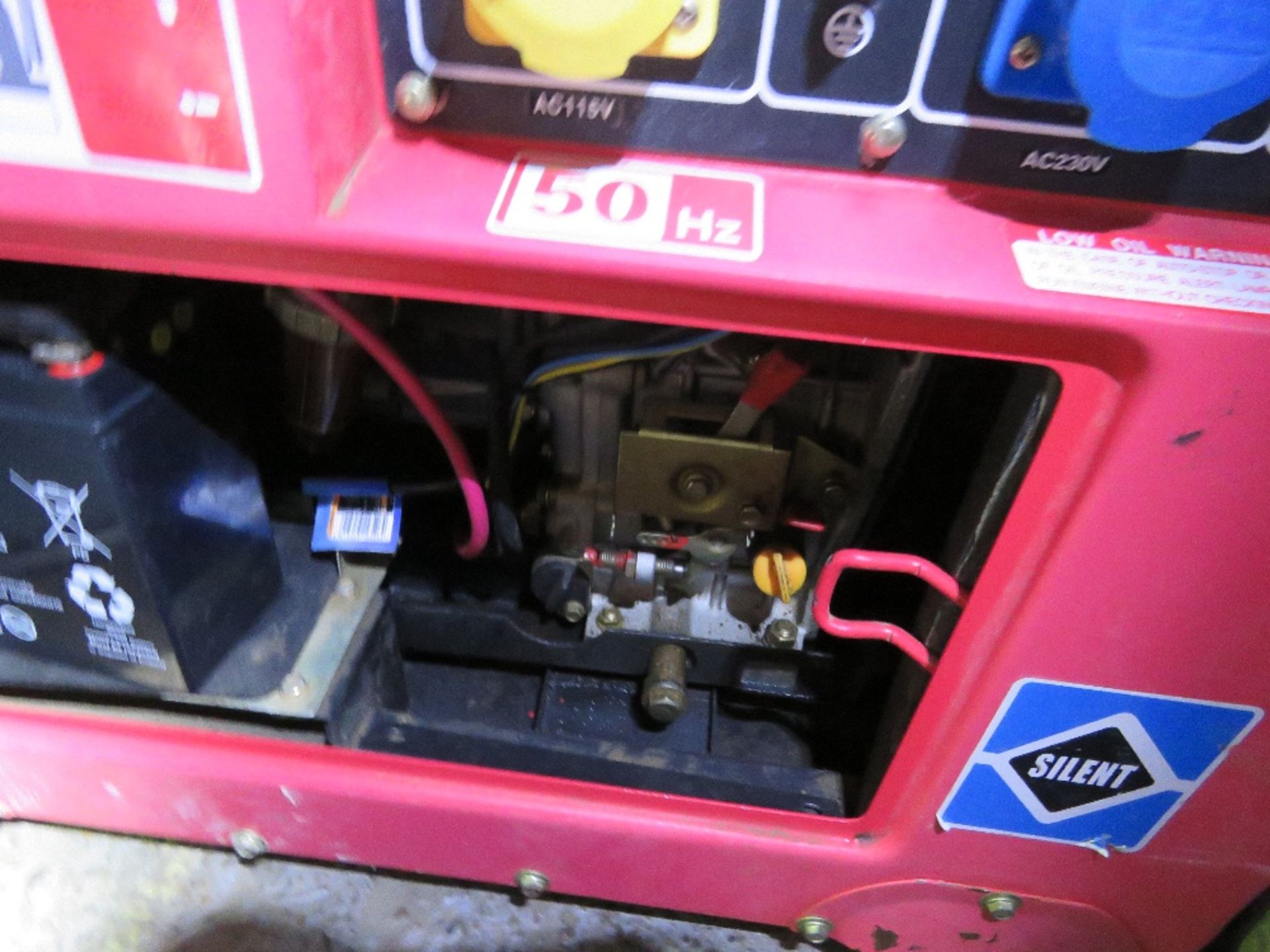 LAUNTOP DIESEL ENGINED WHEELED GENERATOR, 6KVA APPROX. - Image 3 of 3