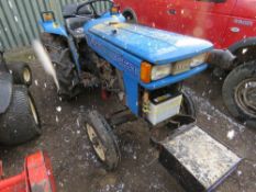 ISEKI TS1610 2WD COMPACT TRACTOR WITH REAR LINKAGE. 1506 REC HOURS.