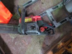 SOVEREIGN PETROL CHAINSAW. THIS LOT IS SOLD UNDER THE AUCTIONEERS MARGIN SCHEME, THEREFORE NO VAT WI