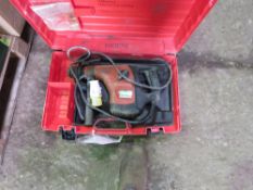 HILTI 110VOLT BREAKER DRILL IN A CASE.