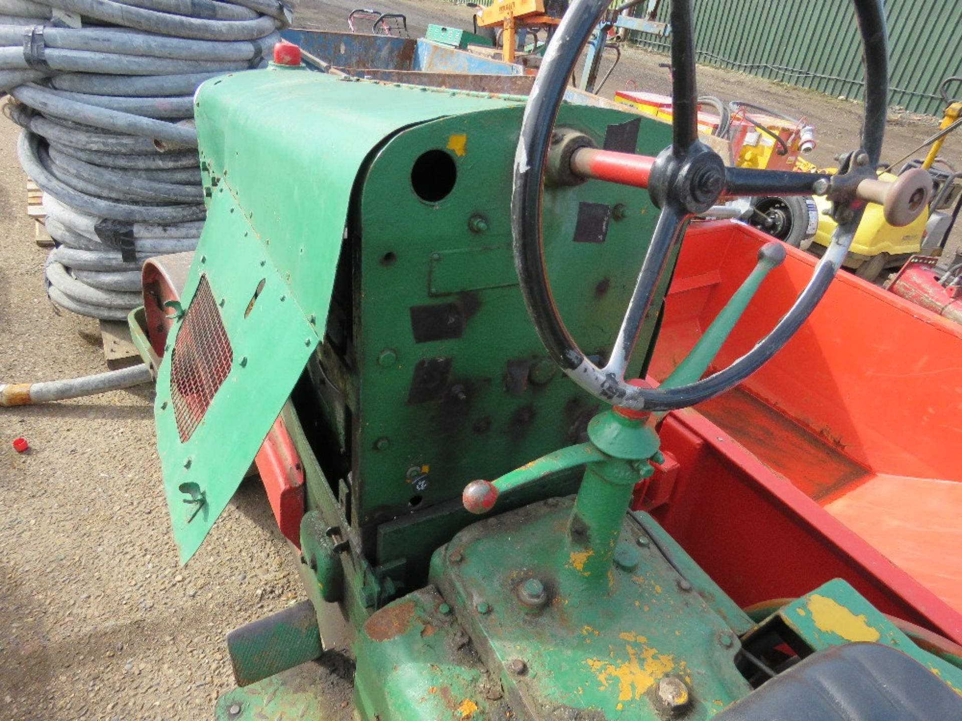 LISTER ENGINED ELECTRIC START ROLLER, DIRECT FROM FOOTBALL CLUB. WHEN TESTED WAS SEEN TO RUN AND DRI - Image 3 of 5