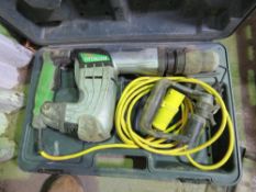 HITACHI 110VOLT BREAKER DRILL IN A BOX. THIS LOT IS SOLD UNDER THE AUCTIONEERS MARGIN SCHEME, THER