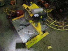 DEWALT MITRE SAW TABLE. THIS LOT IS SOLD UNDER THE AUCTIONEERS MARGIN SCHEME, THEREFORE NO VAT WILL