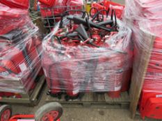 PALLET OF ASSORTED FIRE EXTINGUISHERS, MAINLY CO2 TYPE. SOURCED FROM LONDON OFFICE BLOCK. REQUIRE CE