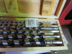 4 X WOOD DRILL BIT SETS, 6-20MM SIZE.