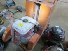 CLIPPER HEAVY DUTY PETROL ENGINED FLOOR SAW.