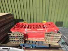 STACK OF 10 X PLASTIC CHAPTER 8 BARRIERS. THIS LOT IS SOLD UNDER THE AUCTIONEERS MARGIN SCHEME, THER