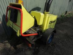 CHIPPIT TOWED CHIPPER UNIT, KUBOTA ENGINE. WHEN TESTED WAS SEEN TO RUN AND BLADES TURNED. THIS LOT I