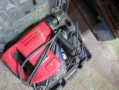 2 X SDS BREAKER DRILLS, 240VOLT POWERED. THIS LOT IS SOLD UNDER THE AUCTIONEERS MARGIN SCHEME, THERE