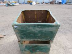 2 X ENCLOSED METAL STILLAGES.