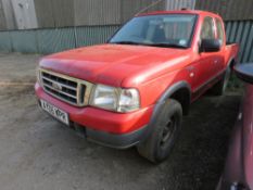 FORD RANGER KING CAB PICKUP TRUCK REG:AY05 WPR. MANUAL GEARBOX. 106,448 REC MILES. DIRECT FROM LOCAL