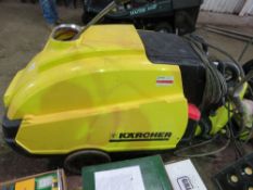 KARCHER 240VOLT STEAM CLEANER WITH LANCE AND HOSE. UNTESTED, CONDITION UNKNOWN. THIS LOT IS SOLD UND