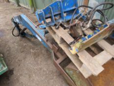TANCO 978 FOREND LOADER WITH BRACKETS AND HOSES ETC, EX JOHN DEERE 1120 TRACTOR, 50HP APPROX.