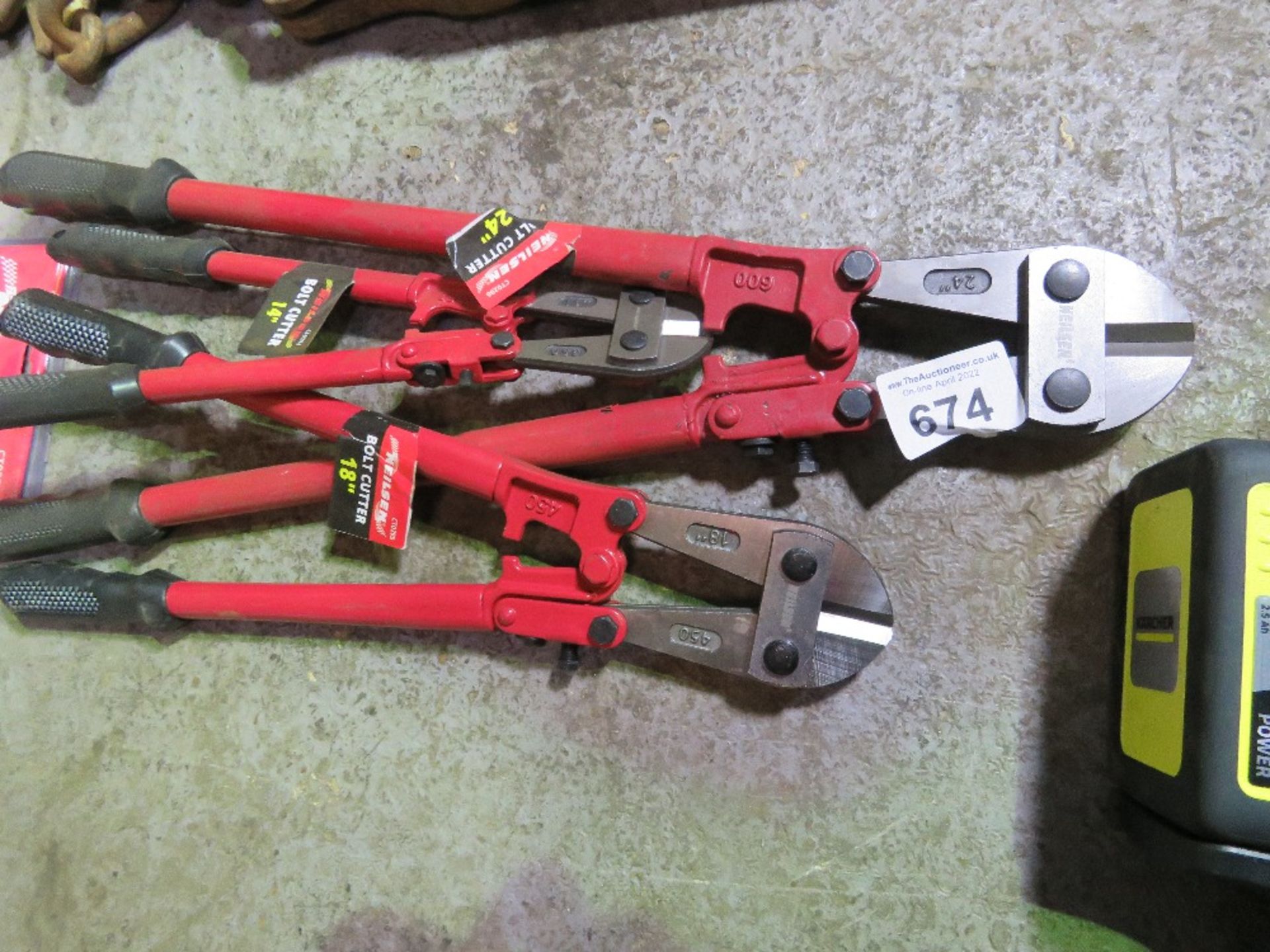 3 X ASSORTED BOLT CROPPERS.
