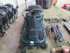 HAYTER HERITAGE RIDE ON MOWER WITH COLLECTOR. NO BATTERY, UNTESTED. THIS LOT IS SOLD UNDER THE AUCTI