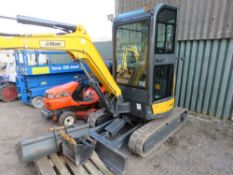 JMAC 2.5 TONNE RATED MINI EXCAVATOR. 110 REC HOURS. 3 BUCKETS AND A QUICK HITCH.