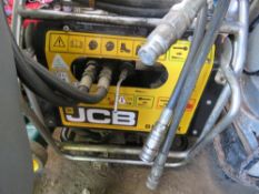 JCB HYDRAULIC BREAKER PACK WITH HOSE AND GUN.