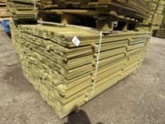 LARGE PACK OF VENETIAN TIMBER CLADDING SLATS. 1.83M LENGTH APPROX.