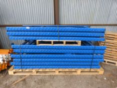 LARGE QUANTITY OF PALLET RACKING PARTS INCLUDING 16X UPRIGHT FRAMES @ 2.4M HEIGHT, 0.94M WIDE PLUS