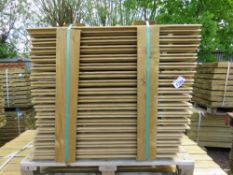 PACK OF PRESSURE TREATED SHIPLAP TIMBER CLADDING BOARDS @0.81M LENGTH 10CM WIDE APPROX.