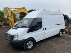 FORD TRANSIT PANEL VAN REG:YS14 VPM WITH ONBOARD COMPRESSOR AND GENERATOR. WITH V5 PLUS A FULL MOT.