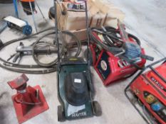 HAYTER 240VOLT ELECTRIC MOWER. SOURCED FROM DEPOT CLOSURE.