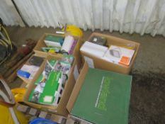 PALLET OF ASSORTED UNUSED ELECTRICAL COMPONENTS, AS SHOWN AND LISTED ON THE MANDATE.