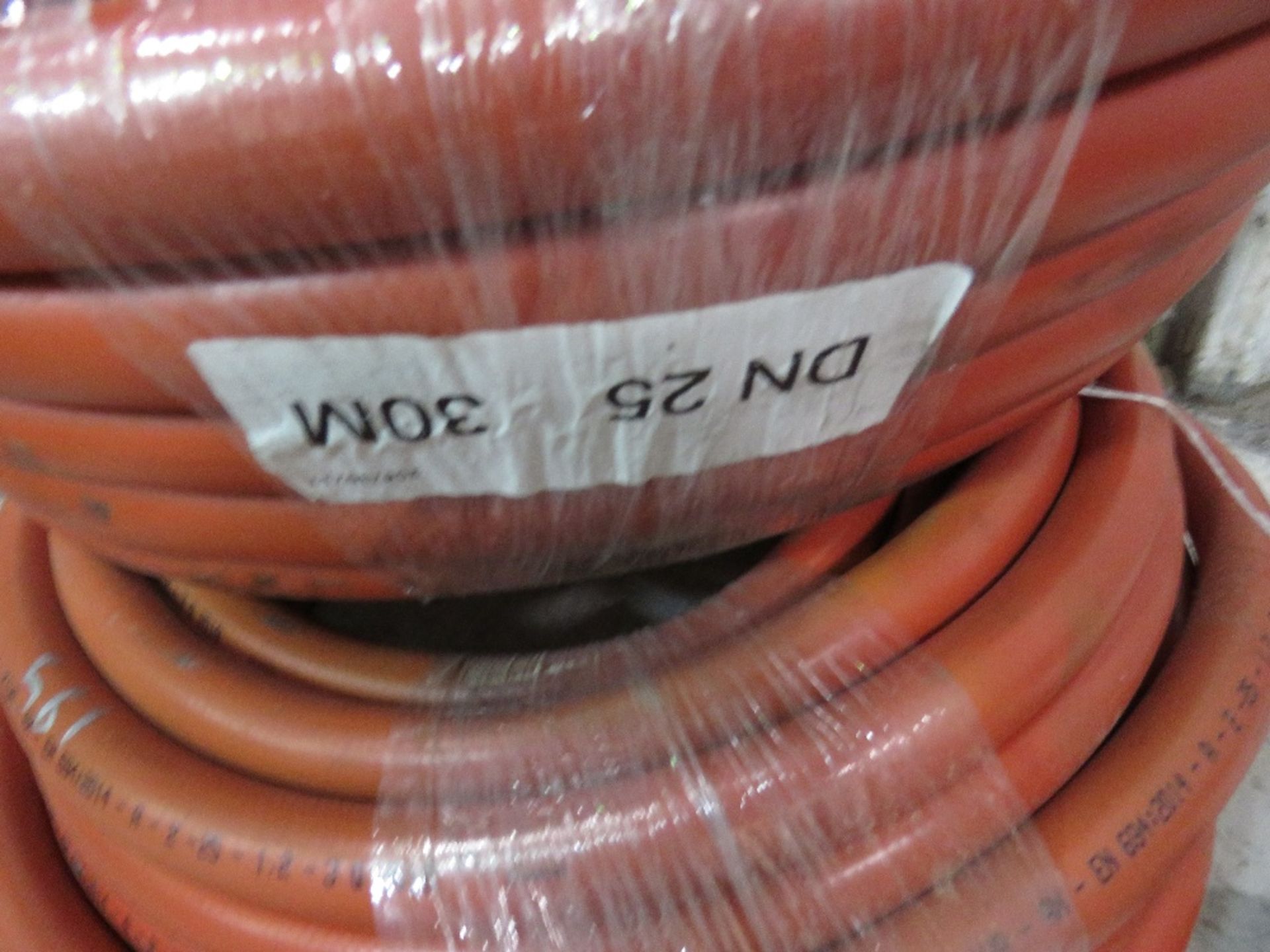 3 X ROLLS OF FIRE HOSE, UNUSED, 25 X 30M LENGTH PER ROLL. - Image 3 of 3