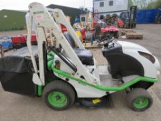 ETESIA HYDRO 100D RIDE ON DIESEL ENGINED MOWER WITH HIGH TIP COLLECTOR. YEAR 2007 BUILD.