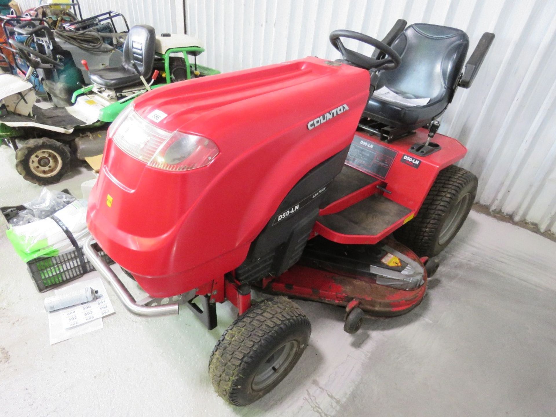 COUNTAX D50-LN DIESEL ENGINED PROFESSIONAL RIDE ON MOWER. 1.2M WIDE DECK. WHEN TESTED WAS SEEN TO RU
