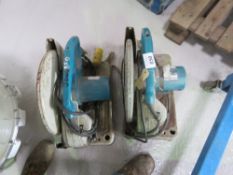 2 X MAKITA 110VOLT METAL SAWS.