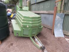 GREENMECH CM202M TOWED CHIPPER CHASSIS, YEAR 1999, NO ENGINE. SOLD FOR SPARES / REPAIR.