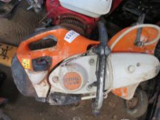 STIHL TS410 PETROL SAW. THIS LOT IS SOLD UNDER THE AUCTIONEERS MARGIN SCHEME, THEREFORE NO VAT WILL