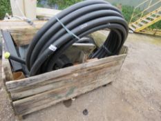 STILLAGE OF PIPES, DRAINAGE FITTINGS ETC. THIS LOT IS SOLD UNDER THE AUCTIONEERS MARGIN SCHEME, THER