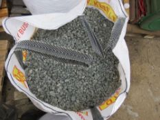 BULK BAG OF DECORATIVE GRANITE CHIPPINGS, "PINK FLECKED", 20MM SIZE APPROX. CANCELLED ORDER. THIS L