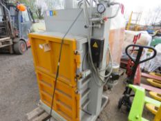 COMAP SB9 3PHASE POWERED INDUSTRIAL BIN CRUSHER/COMPACTOR. SOURCED FROM COMPANY LIQUIDATION. THIS LO