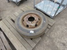 LORRY WHEEL AND TYRE 8.5R17.5.