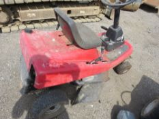 RIDE ON MOWER, 12HP,UNTESTED, CONDITION UNKNOWN THIS LOT IS SOLD UNDER THE AUCTIONEERS MARGIN SCHEME