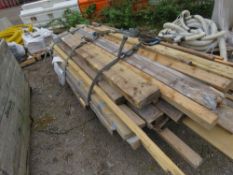 LARGE BUNDLE OF PRE USED TIMBERS. THIS LOT IS SOLD UNDER THE AUCTIONEERS MARGIN SCHEME, THEREFORE N