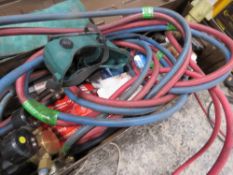 AMMO BOX CONTAINING GAS WELDING TORCH AND ASSORTED ITEMS. THIS LOT IS SOLD UNDER THE AUCTIONEERS MAR